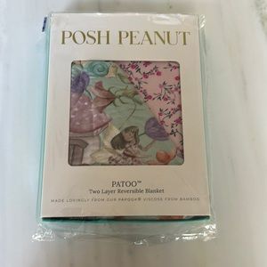 Posh Peanut fairy/floral reservable blanket